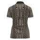 Mali Mud Cloth Bogolanfini Pattern Women Polo Shirt - African Pride