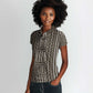 Mali Mud Cloth Bogolanfini Pattern Women Polo Shirt - African Pride