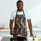 Mali Mud Cloth Legacy Pattern Apron Ethnic Geometry Style