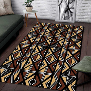 Mali Mud Cloth Legacy Area Rug African Tribal Pattern - African Pride