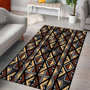 Mali Mud Cloth Legacy Area Rug African Tribal Pattern - African Pride