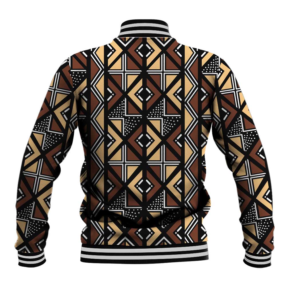 Mali Mud Cloth Legacy Baseball Jacket African Tribal Pattern - African Pride