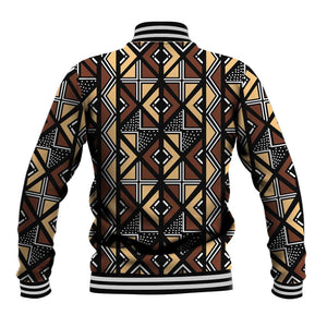 Mali Mud Cloth Legacy Baseball Jacket African Tribal Pattern - African Pride