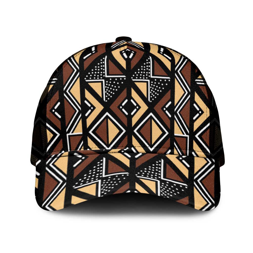 Mali Mud Cloth Legacy Baseball Net Cap African Tribal Pattern - African Pride