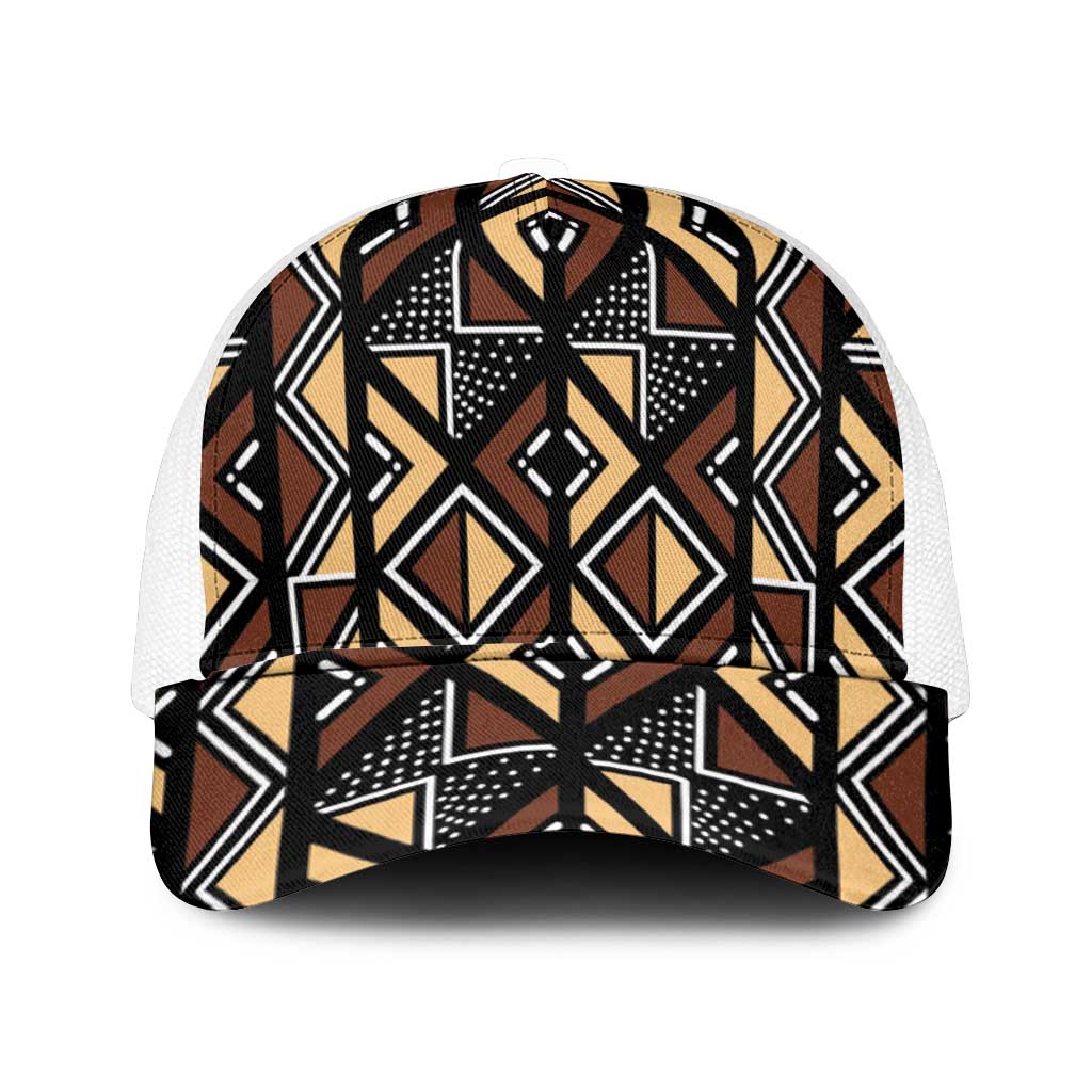 Mali Mud Cloth Legacy Baseball Net Cap African Tribal Pattern - African Pride