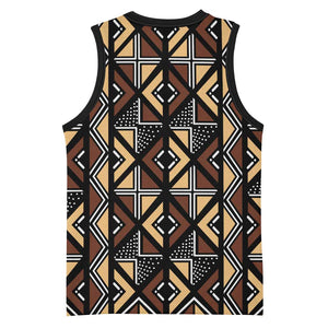 Mali Mud Cloth Legacy Basketball Jersey African Tribal Pattern LT15