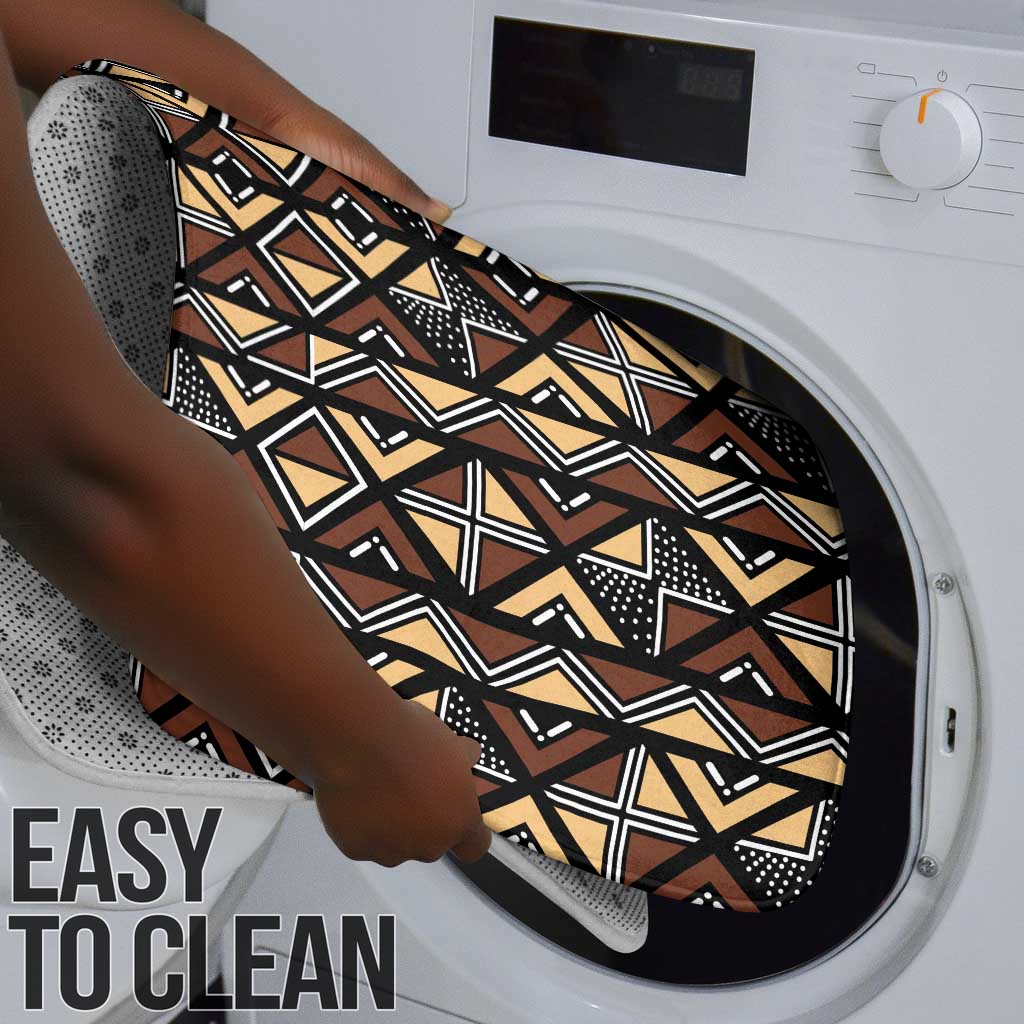 Mali Mud Cloth Legacy Pattern Bathroom Set Ethnic Geometry Style