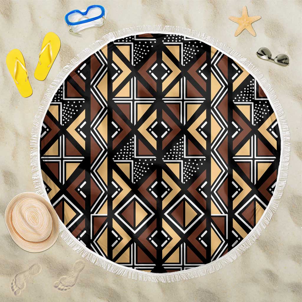 Mali Mud Cloth Legacy Beach Blanket African Tribal Pattern - African Pride