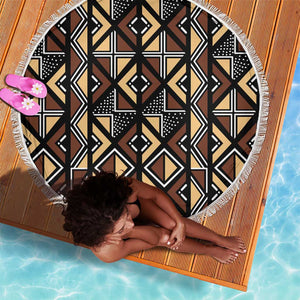 Mali Mud Cloth Legacy Beach Blanket African Tribal Pattern - African Pride