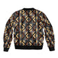 Mali Mud Cloth Legacy Bomber Jacket African Tribal Pattern - African Pride
