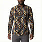 Mali Mud Cloth Legacy Pattern Button Sweatshirt Ethnic Geometry Style