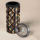 Mali Mud Cloth Legacy 4 in 1 Can Cooler Tumbler African Tribal Pattern - African Pride