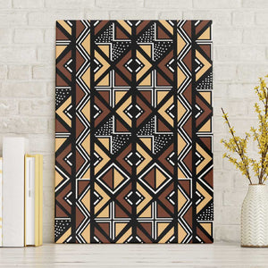 Mali Mud Cloth Legacy Canvas Wall Art African Tribal Pattern - African Pride