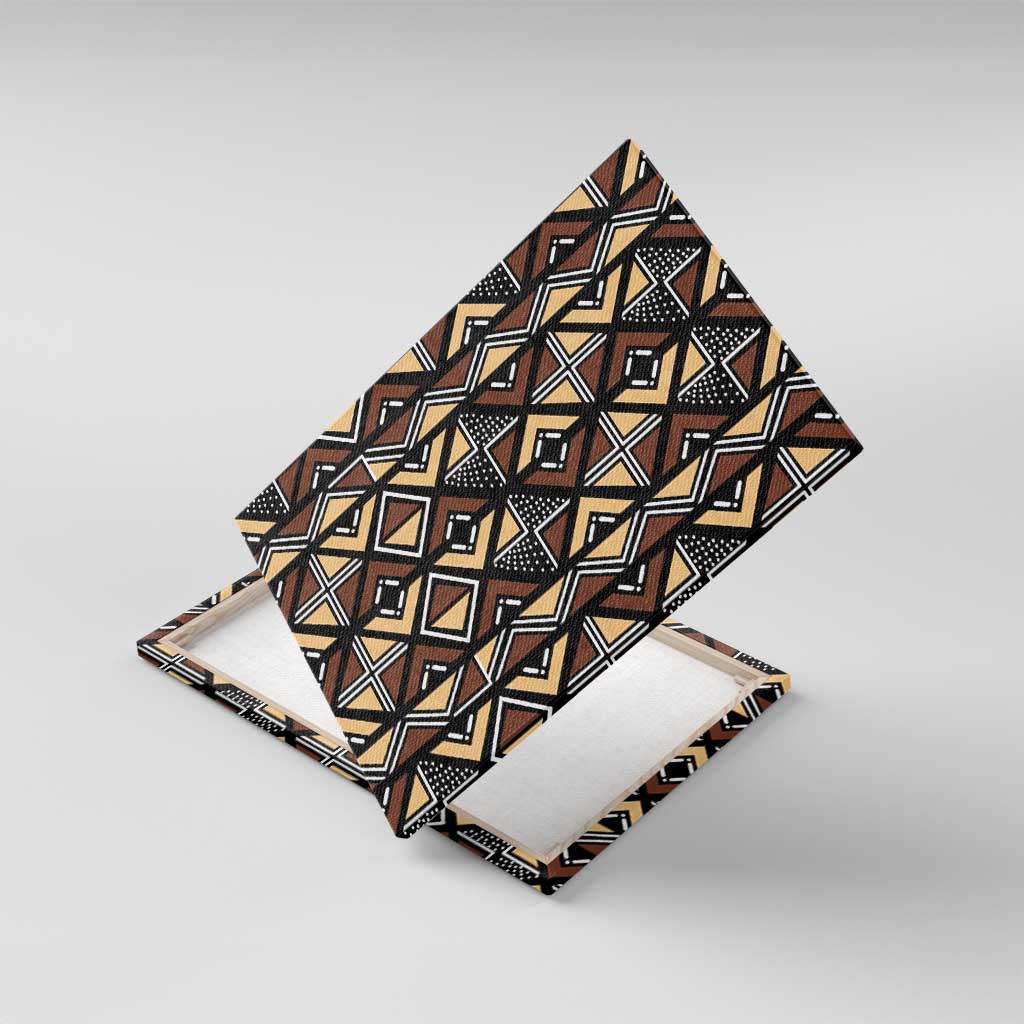 Mali Mud Cloth Legacy Canvas Wall Art African Tribal Pattern - African Pride