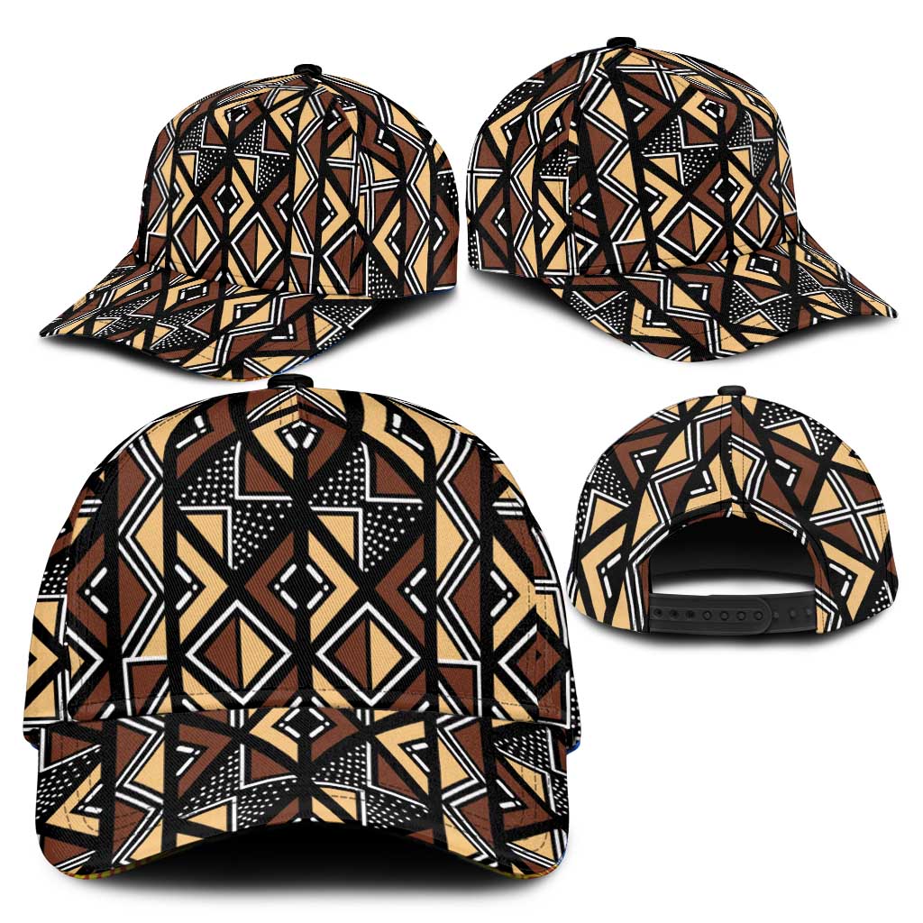 Mali Mud Cloth Legacy Classic Cap African Tribal Pattern - African Pride