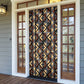 Mali Mud Cloth Legacy Pattern Door Cover Ethnic Geometry Style