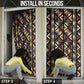 Mali Mud Cloth Legacy Pattern Door Cover Ethnic Geometry Style