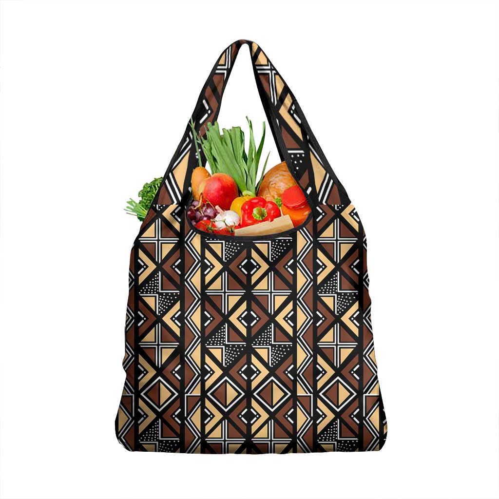Mali Mud Cloth Legacy Grocery Bag African Tribal Pattern - African Pride