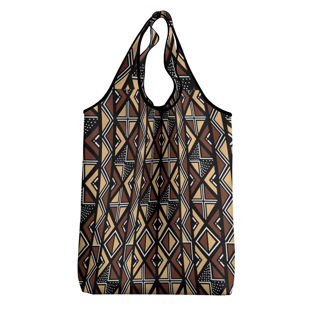 Mali Mud Cloth Legacy Grocery Bag African Tribal Pattern - African Pride
