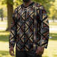 Mali Mud Cloth Legacy Pattern Hockey Jersey Ethnic Geometry Style