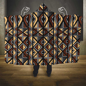 Mali Mud Cloth Legacy Hooded Blanket African Tribal Pattern - African Pride