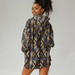 Mali Mud Cloth Legacy Hoodie Dress African Tribal Pattern - African Pride
