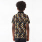 Mali Mud Cloth Legacy Kid Polo Shirt African Tribal Pattern - African Pride