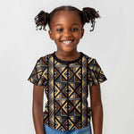 Mali Mud Cloth Legacy Kid T shirt African Tribal Pattern - African Pride