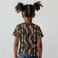 Mali Mud Cloth Legacy Kid T shirt African Tribal Pattern - African Pride