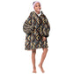 Mali Mud Cloth Legacy Kid Wearable Blanket Hoodie African Tribal Pattern - African Pride