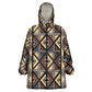 Mali Mud Cloth Legacy Kid Wearable Blanket Hoodie African Tribal Pattern - African Pride
