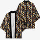 Mali Mud Cloth Legacy Pattern Kimono Ethnic Geometry Style