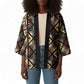 Mali Mud Cloth Legacy Pattern Kimono Ethnic Geometry Style