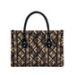 Mali Mud Cloth Legacy Pattern Leather Bag Ethnic Geometry Style