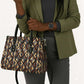 Mali Mud Cloth Legacy Pattern Leather Bag Ethnic Geometry Style