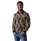 Mali Mud Cloth Legacy Long Sleeve Polo Shirt African Tribal Pattern - African Pride