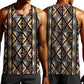 Mali Mud Cloth Legacy Men Tank Top African Tribal Pattern - African Pride