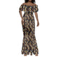 Mali Mud Cloth Legacy Mermaid Dress African Tribal Pattern - African Pride