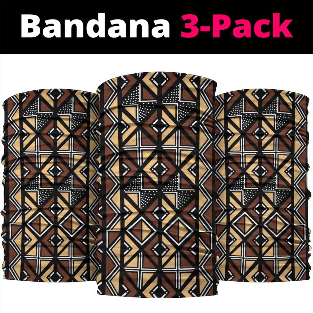 Mali Mud Cloth Legacy Neck Gaiter African Tribal Pattern - African Pride