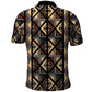 Mali Mud Cloth Legacy Polo Shirt African Tribal Pattern - African Pride