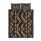 Mali Mud Cloth Legacy Quilt Bed Set African Tribal Pattern - African Pride