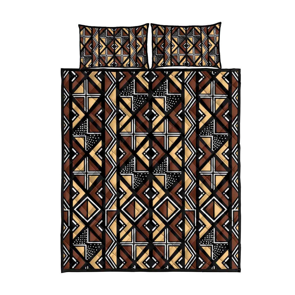 Mali Mud Cloth Legacy Quilt Bed Set African Tribal Pattern - African Pride