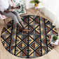 Mali Mud Cloth Legacy Round Carpet African Tribal Pattern - African Pride