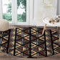 Mali Mud Cloth Legacy Round Carpet African Tribal Pattern - African Pride