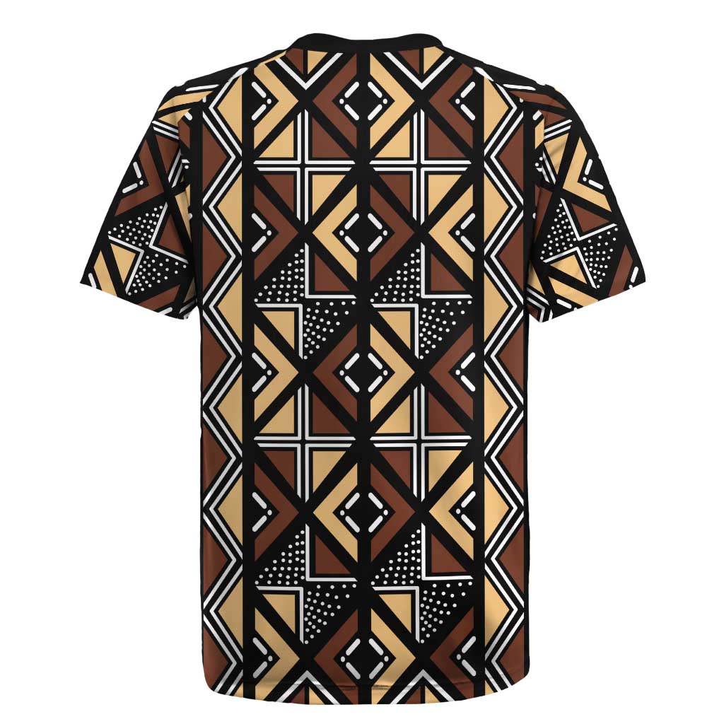 Mali Mud Cloth Legacy Rugby Jersey African Tribal Pattern - African Pride