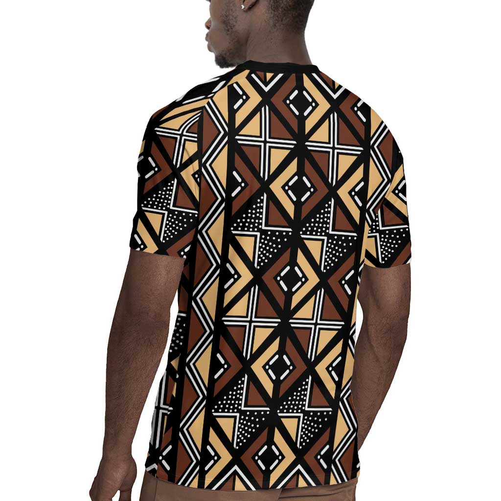 Mali Mud Cloth Legacy Rugby Jersey African Tribal Pattern - African Pride