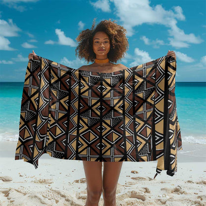 Mali Mud Cloth Legacy Sarong African Tribal Pattern - African Pride