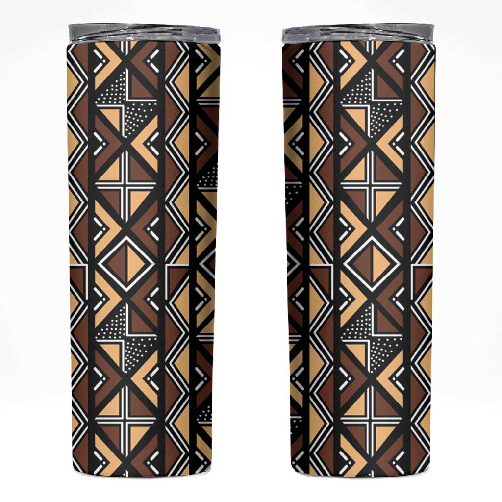 Mali Mud Cloth Legacy Skinny Tumbler African Tribal Pattern - African Pride