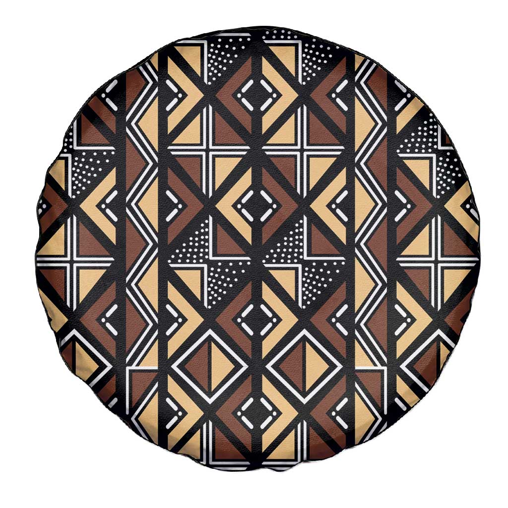 Mali Mud Cloth Legacy Spare Tire Cover African Tribal Pattern - African Pride