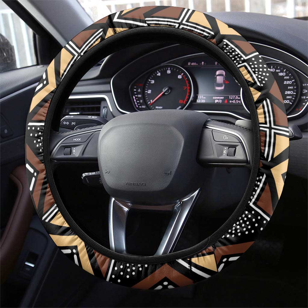 Mali Mud Cloth Legacy Steering Wheel Cover African Tribal Pattern - African Pride